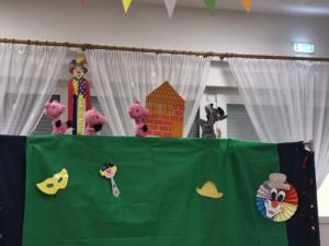 A három kismalac című bábelőadás